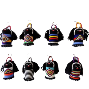 Beaded Key Ring Zulu Doll Large