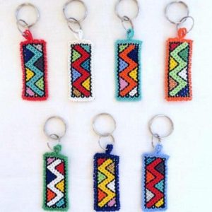 Zig Zag Keyring Assorted