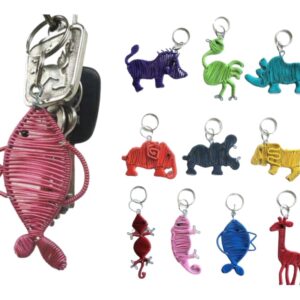 Plain Scooby Animal Keyring Assorted