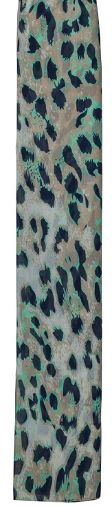 Scarf-Animal Print-Mint green
