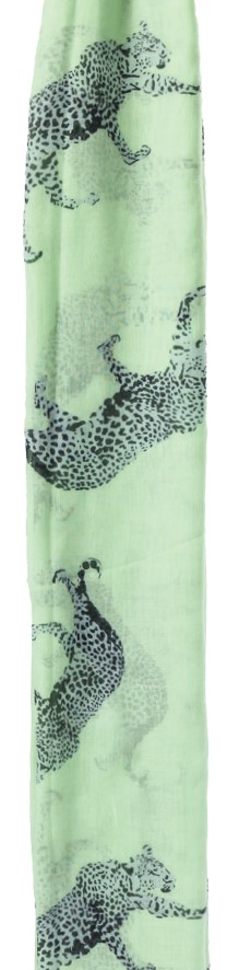 Scarf-Leopard-Green (Large)