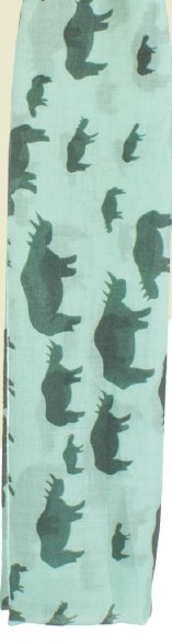 Scarf-Rhino-Green (Small)
