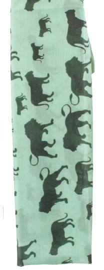 Scarf-Lion-Green (Small)