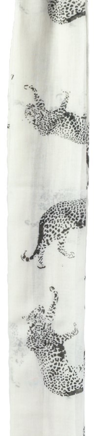 Scarf-Leopard-Ivory (Large)