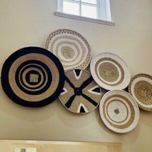 Tonga Basket Painted 40cm