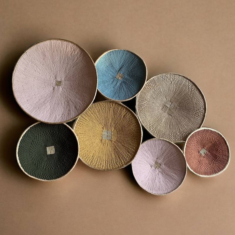 Tonga Basket Painted 60cm