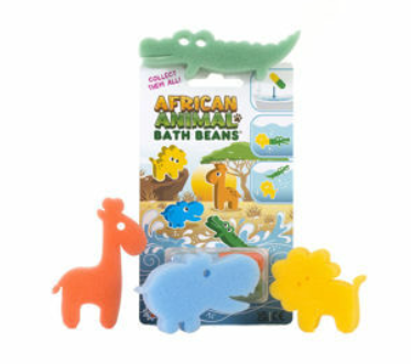 African Animal Bath Beans
