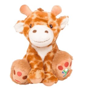 Giraffe Big Foot with SA Flag