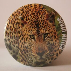 Button Badge Leopard