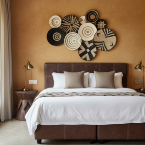 Tonga painted basket set 10pcs