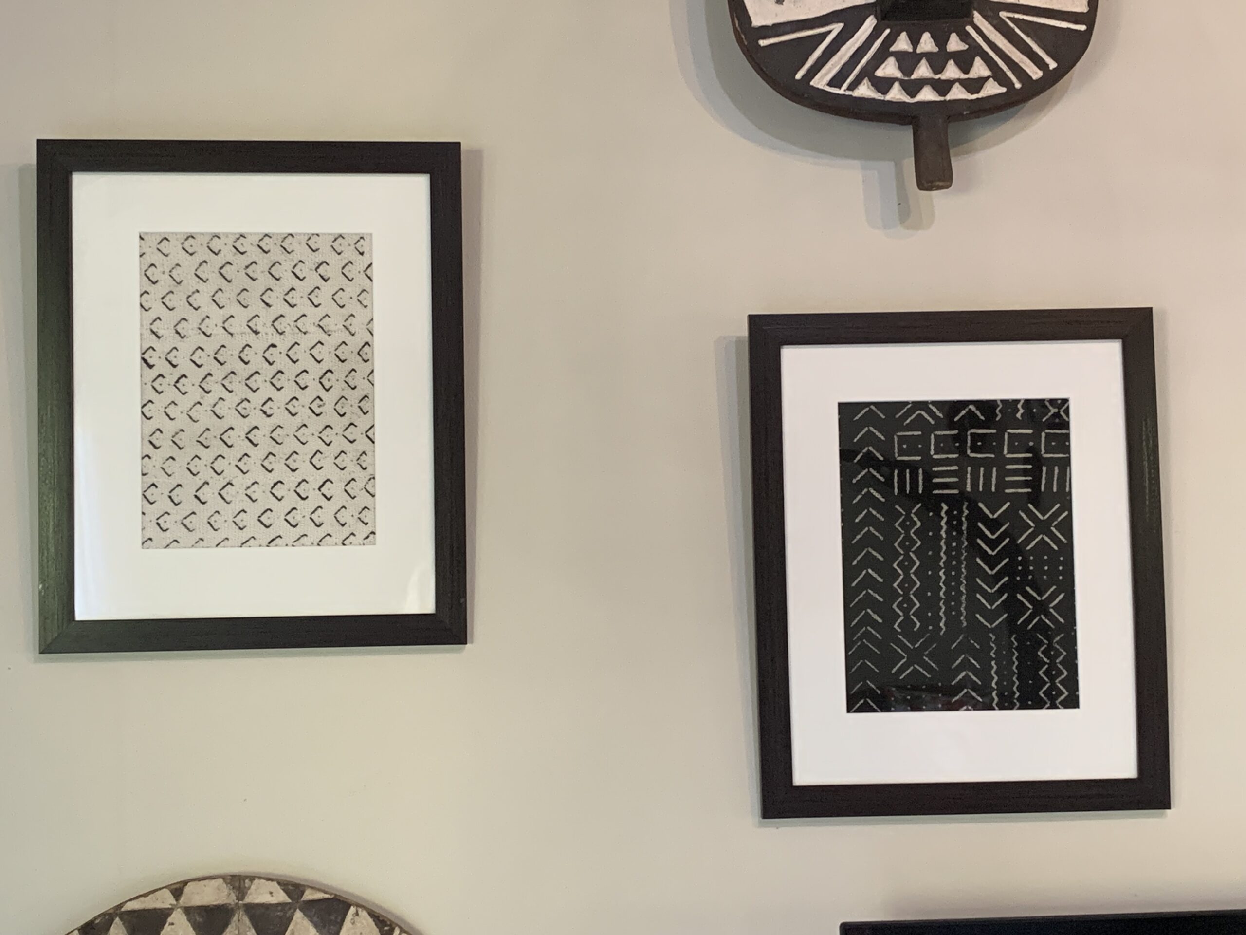 African Mudcloth Wall Art Framed - Image 5