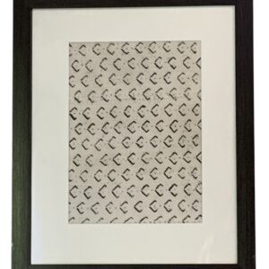 African Mudcloth Wall Art Framed
