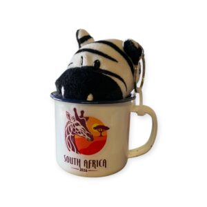 Enamel Mug 7cm and Zebra